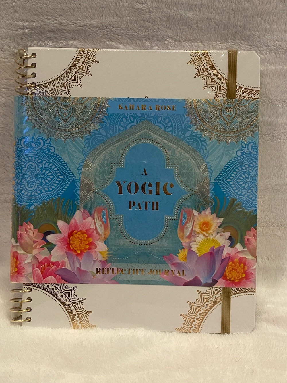 "A Yogic Path" Reflective Guided Journal Spiral Hardback by Sahara Rose NWT